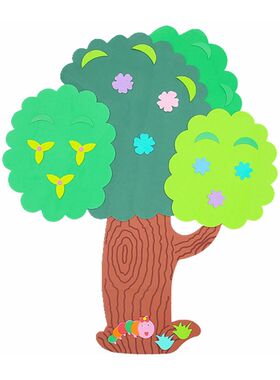 环创泡沫墙贴枫叶苹果测试推荐