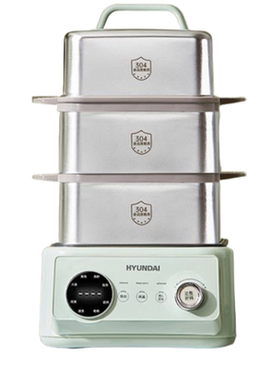 韓國現代電蒸鍋304不鏽鋼1200W