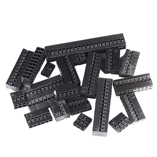 瑞霏 杜邦胶壳母头2.0mm间距杜邦线插头单排双排1P/2P/4P/~10P