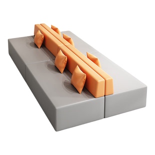 办公室会客接待理发店休息区转角创意小户型医院培训机构沙发组合