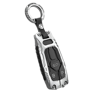 25款奥迪a6l钥匙套专用q5l改装a3车a4l男a7l女q3扣q4etron高档壳