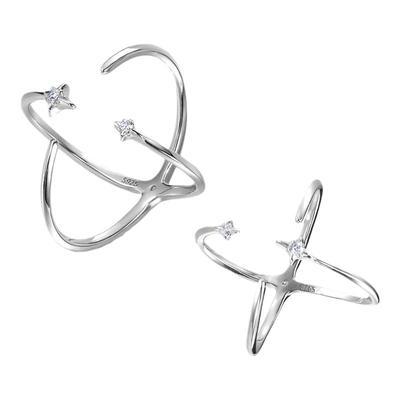 DOACH小众独特纯银戒指