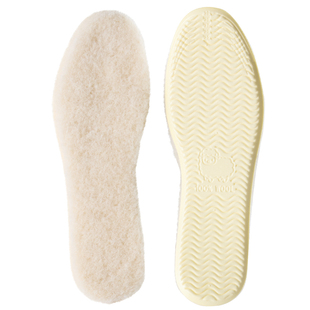 足力健真纯羊毛保暖鞋垫加绒加厚女新款冬季东北防寒男士皮毛一体