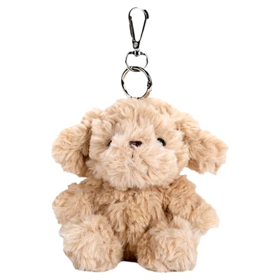 McHugs乔伊斯奶茶色小狗钥匙扣