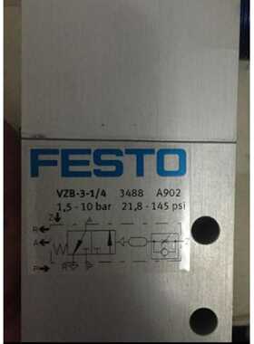 议价FESTO费斯托延时阀 VZB-3-1/4 3488