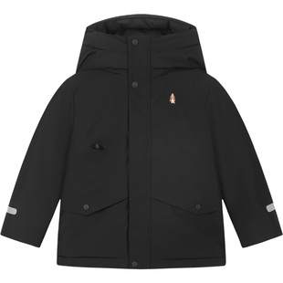 暇步士童装男童中长款棉服25冬新品大童加厚棉服儿童三防保暖外套