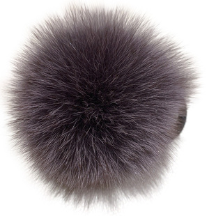 高级感毛球发圈狐狸毛球头绳扎头发橡皮筋高弹力耐用发绳皮套发饰