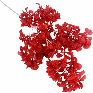 飘雪樱花仿真花婚庆装饰4叉假花艺婚礼布景道具大枝单支路引T舞台