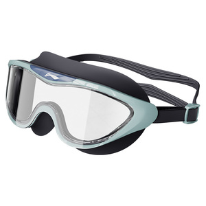 李宁儿童泳镜大框防水防雾高清男童潜水泳镜泳帽套装女孩游泳眼镜