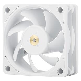 利民TL-B6W白色6cm机箱风扇 6025规格CPU低噪风扇 3200RPM转速