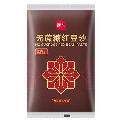 展艺低糖豆沙馅料500g