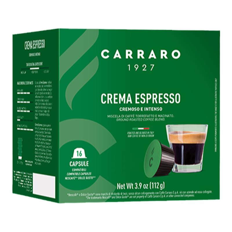 CARRARO卡乐罗胶囊咖啡多趣酷思适配DG胶囊咖啡机黑咖啡意式浓缩
