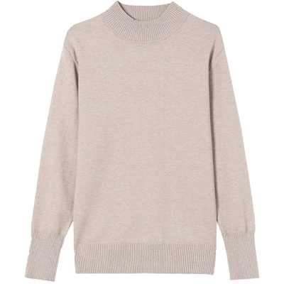 加厚大码秋冬上衣打底衫羊绒毛衣