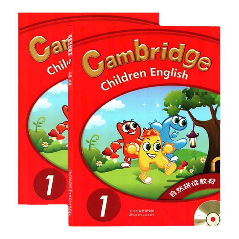 正版包邮现货剑桥少儿英语教材小学生英语自然拼读教材书一级入门级彩色绘图儿童英语教材送同步视频送同步练习培训123年级