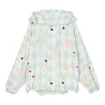 森女部落甜美多巴胺连帽防晒衣女2026新款童话印花百搭宽松外套夏