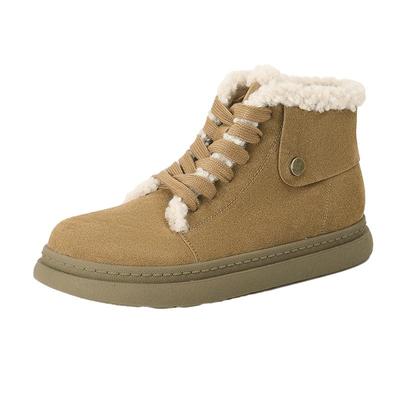 华耐厚底雪地靴女2025冬季新款