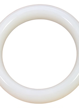 和田玉白色圆条手镯女款经典款