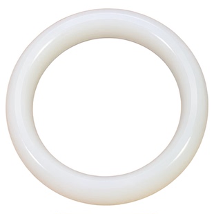 安道子和田玉手镯女款白色轮胎镯玉镯子传统经典款天然平安镯手饰