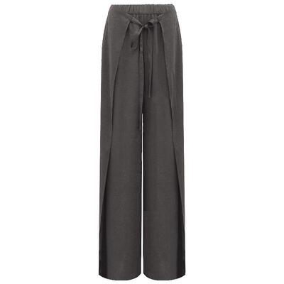 100%醋酸气质套装直腿裤