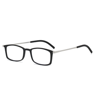 防蓝光老花眼镜男女中老年超轻老光老化镜镜盒可当手机支架100度