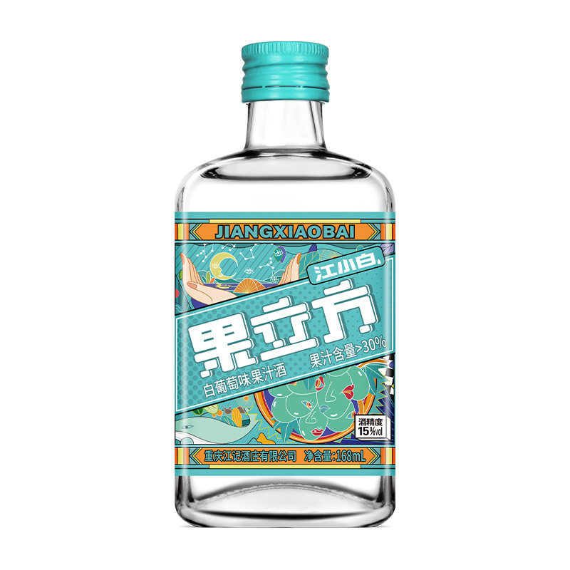 江小白果立方5瓶多口味组合女士微醺低度酒果汁酒果味酒