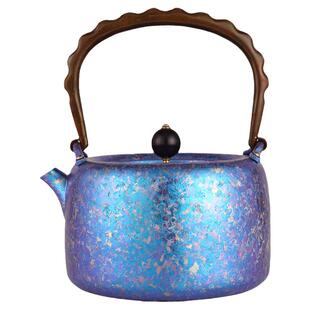 纯钛烧水壶经典款北村静香提梁泡茶壶高档便携旅行户外煮茶壶茶具