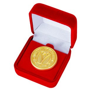 徽章盒定制绒布盒子胸章首饰盒胸针奖牌收纳盒司徽包装盒定做勋章