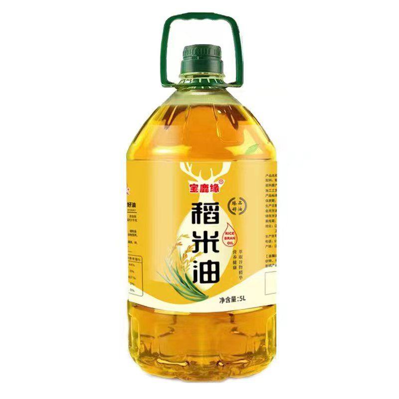 官方旗舰正品纯稻米油新鲜米糠油家用食用油谷维素植物油稻谷宝鹿