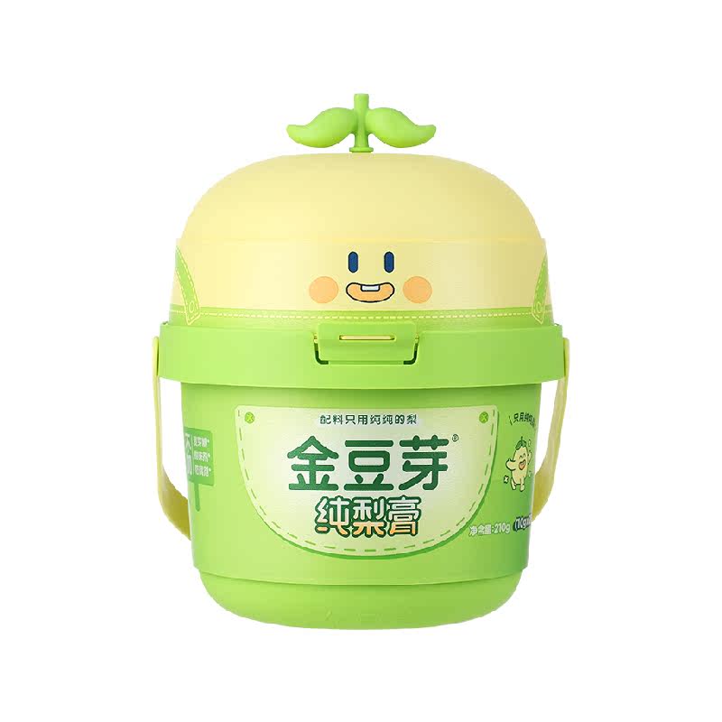金豆芽纯梨膏小梨桶老人小孩泡水鲜果膏儿童秋梨膏无添加小条便携 桶增实拍商品图
