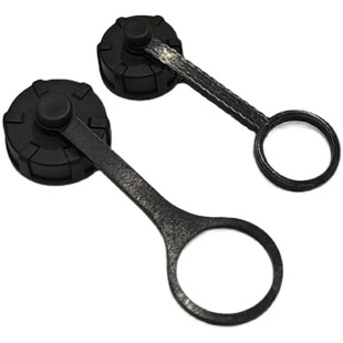 GX12 GX16航空插座盖防尘盖塑料盖公头盖内螺纹盖防水盖