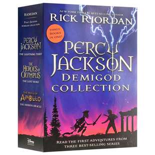 波西杰克逊3合1故事集 英文版 Percy Jackson Demigod Collection 畅销青少年小说 电影原著 进口英语书 Rick Riordan 雷克莱尔顿