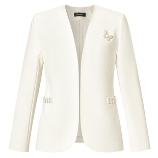 【进口三醋酸】La Koradior拉珂蒂商场同款2025休闲小西装外套