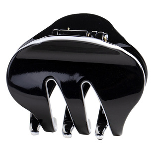 法国佩妮醋酸纯色抓夹女发抓中号韩国发抓马尾发卡子后脑勺洗澡抓