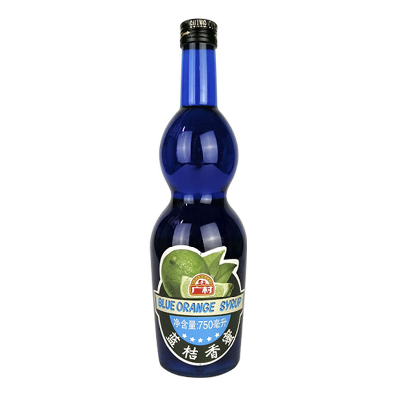 广村蓝桔香蜜750ml薄荷玫瑰石榴