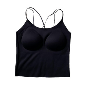 真丝吊带抹胸 软支撑无痕美背内衣内里打底透气吊带2023新款