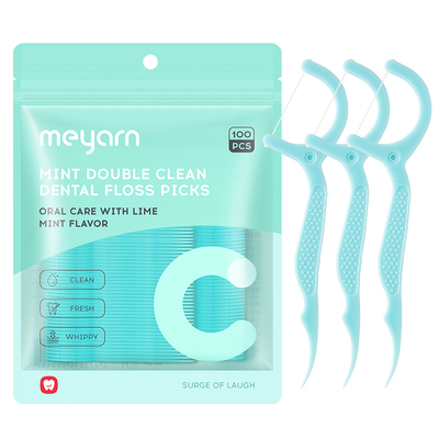 meyarn牙线棒家庭装支装细圆线