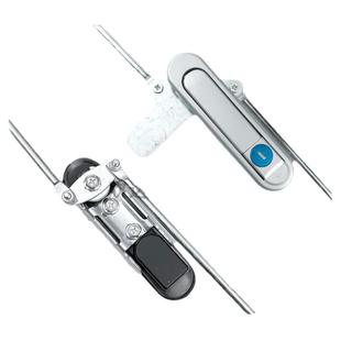 铁皮柜电箱锁弹跳式把手锁电器设备柜门天地连杆锁机箱控制柜门锁