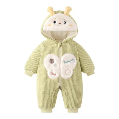 婴儿外穿连体衣秋冬季男女宝宝加棉外出服加厚儿童哈衣爬服冬装