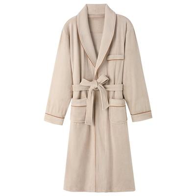 睡袍男士冬季海岛绒加厚加绒浴袍