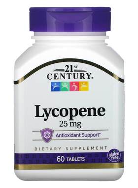 21st Century 21世纪番茄红素片含钙腺健康自由基皮肤抵御力