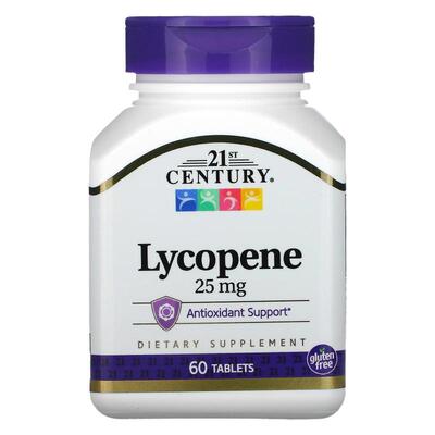21st Century 21世纪番茄红素片含钙腺健康自由基皮肤抵御力