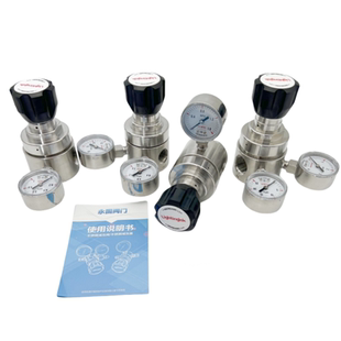 316L不锈钢减压阀R22R12大流量稳压阀标准气体氮气1/2NPT DN15