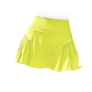 莱马 白色运动短裙女防走光户外网球羽毛球健身跑步专业a字半身裙