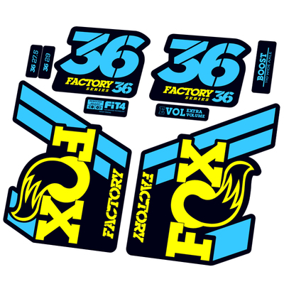 2020款fox36前叉贴纸减震狐狸