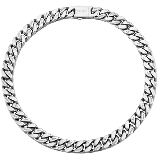 KREAM 原创 双面拉丝古巴项链男嘻哈女短同款 cuban link 锁骨链