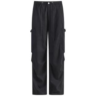 CHINISM丨轻柔大口袋梭织长裤男春季宽松休闲直筒裤/CXKA38N2001