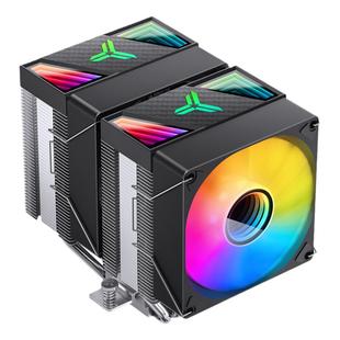 乔思伯CR1400DV2双塔散热器CPU风扇ARGB六铜管CR3000E电脑风冷
