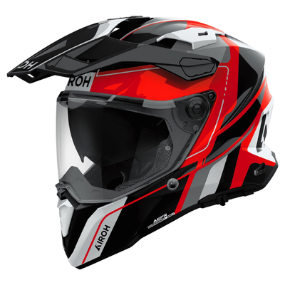 意大利Airoh Commander 2耐力头盔户外骑行头盔越野全盔双镜片