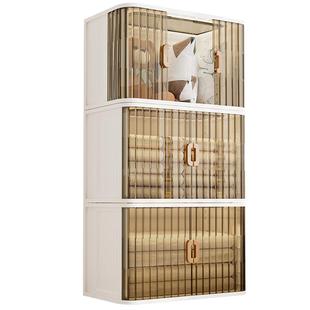 也雅免安装衣服收纳柜子储物柜折叠飘窗塑料收纳箱家用儿童置物柜