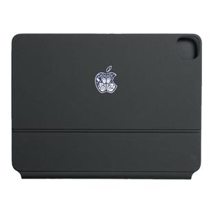 艺贴进口铸造级带导气槽 温州店 适用苹果平板iPad妙控键盘Magic keyboard装饰logo贴纸防水不留胶 一份2枚装